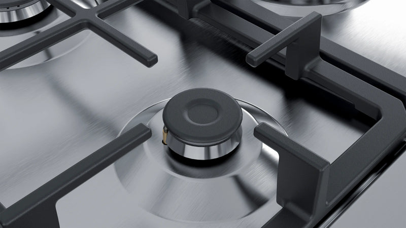 Bosch Series 4 PGQ7B5B90 - Stainless steel 5 Zone Gas Hob