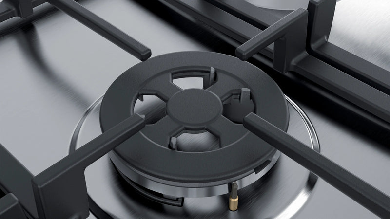 Bosch Series 4 PGQ7B5B90 - Stainless steel 5 Zone Gas Hob