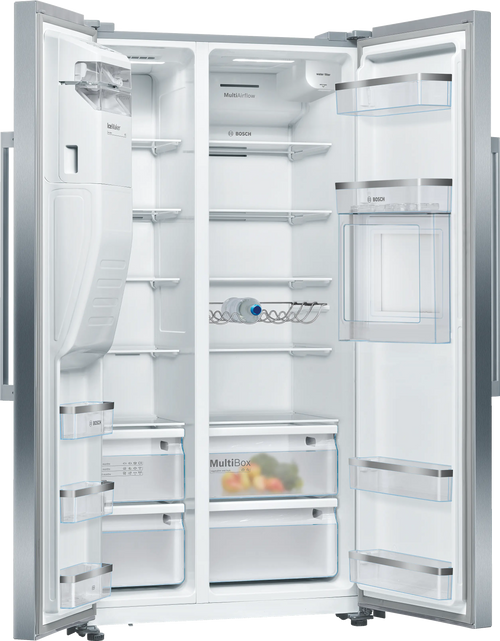 Bosch Series 6 KAG93AIEPG - Stainless Steel American Side by Side Fridge Freezer - 323 kWh -A++ Rated