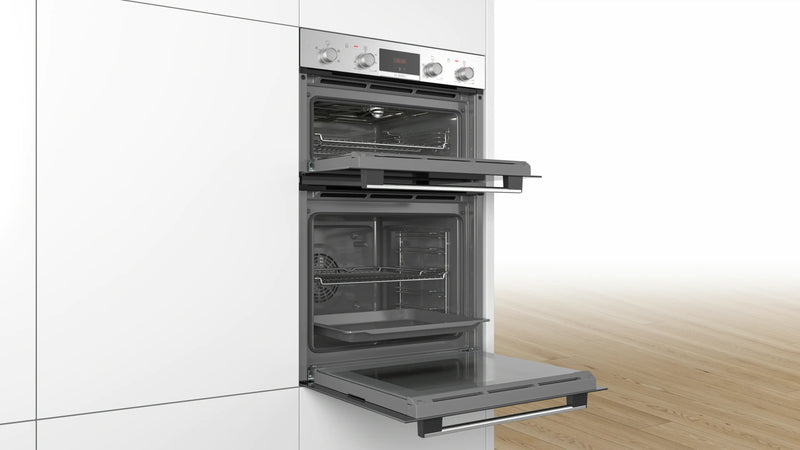 Bosch Series 2 MHA133BR0B Built In Double Oven-Stainless Steel - A rated