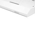 Montpellier MCV60W - White 60cm Visor Extractor Hood - Airflow 186m3/h - 65dB - 26kWh Energy