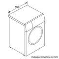 Bosch Series 6 WGG244F9GB - White Freestanding 9KG Washing Machine - 1400 RPM - A energy