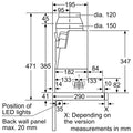Bosch Series 4 DFS097A51B - Silver Extractor - A energy