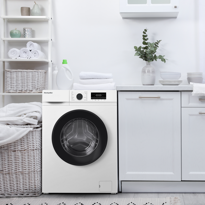 Montpellier MDA712CWM - White 7KG Washing Machine - 1200 RPM - A Energy