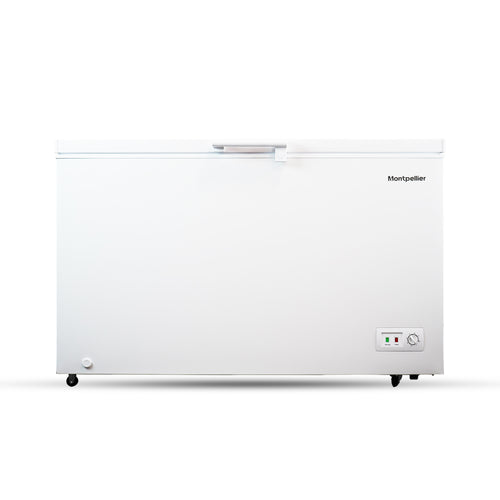 Montpellier MDACF371W - White 371L Chest Freezer - Winter Safe -15°C - E Energy