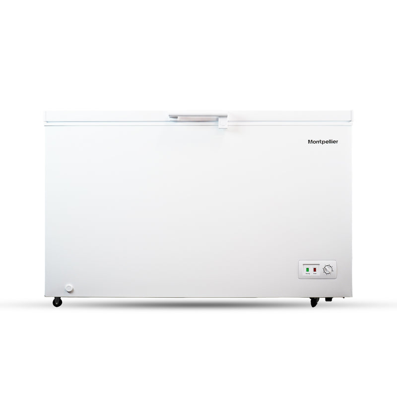 Montpellier MDACF371W - White 371L Chest Freezer - Winter Safe -15°C - E Energy