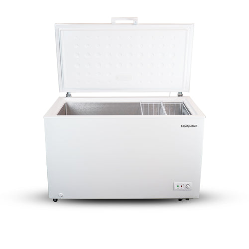 Montpellier MDACF371W - White 371L Chest Freezer - Winter Safe -15°C - E Energy