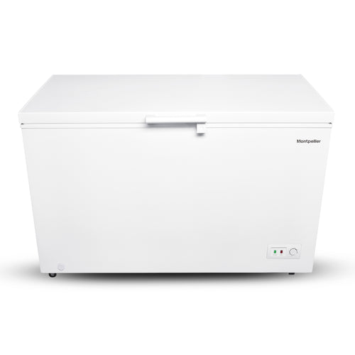Montpellier MDACF371W - White 371L Chest Freezer - Winter Safe -15°C - E Energy