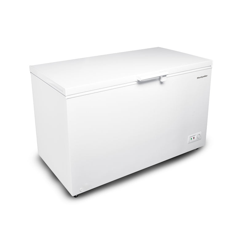 Montpellier MDACF371W - White 371L Chest Freezer - Winter Safe -15°C - E Energy
