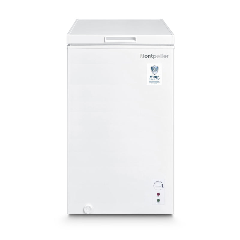 Montpellier MDACF96W - White 96L Chest Freezer - E Energy