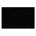 Montpellier MDAIN80FZ - Black Glass 80cm Induction Hob - 5 Zones - Built-In