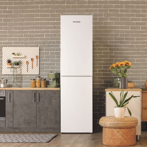 Montpellier MDALF20055W - White Fridge Freezer - Low Frost 302L - E Energy