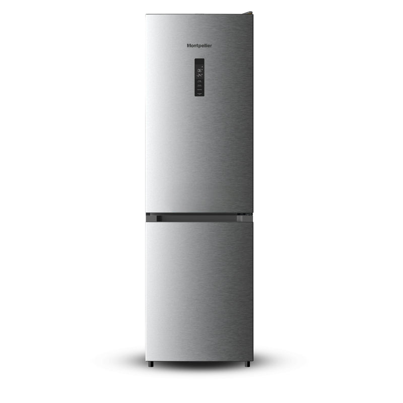 Montpellier MDANF188X - Inox Fridge Freezer - 295L 60/40 Frost Free - E Energy