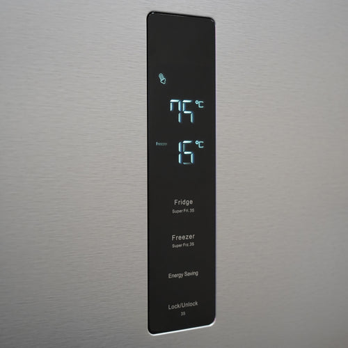 Montpellier MDANF188X - Inox Fridge Freezer - 295L 60/40 Frost Free - E Energy