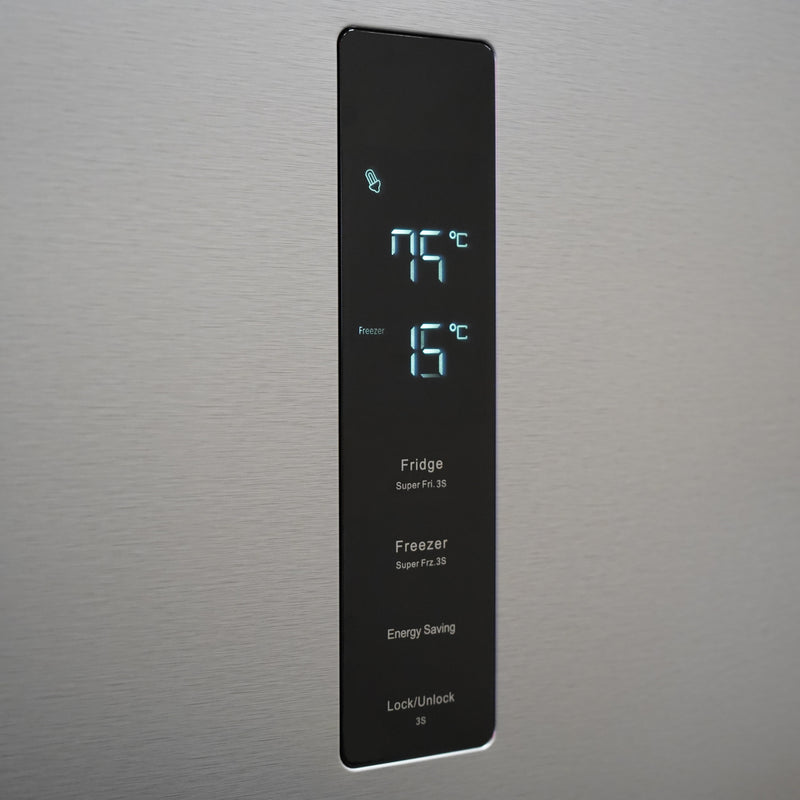 Montpellier MDANF188X - Inox Fridge Freezer - 295L 60/40 Frost Free - E Energy