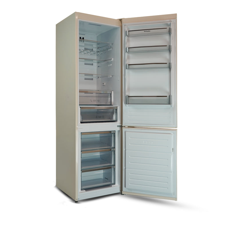 Montpellier MDANF201C - Tall Cream 327L No Frost - Garage Safe Fridge Freezer - E Energy Rating