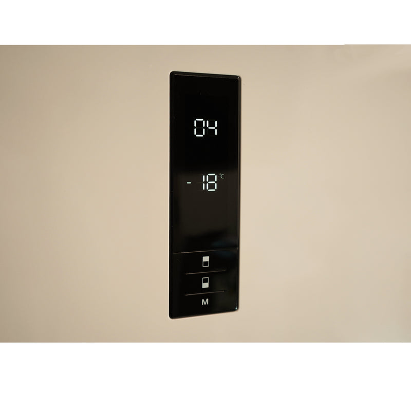 Montpellier MDANF201C - Tall Cream 327L No Frost - Garage Safe Fridge Freezer - E Energy Rating