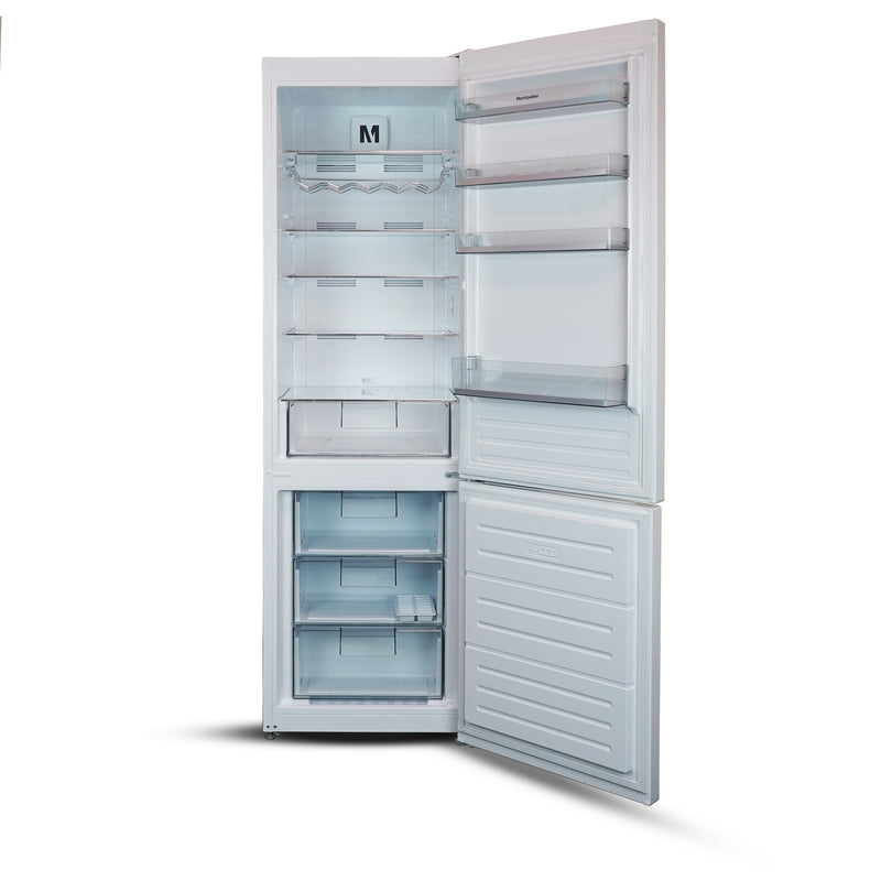 Montpellier MDANF201W - White Fridge Freezer - No Frost 327L - E Energy Rating