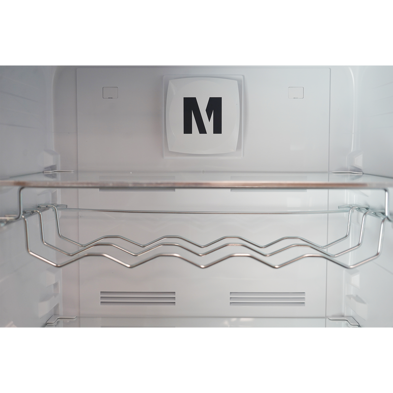 Montpellier MDANF201C - Cream Fridge Freezer - 327L No Frost - E Energy Rating