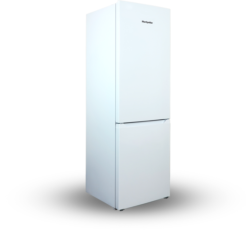 Montpellier MDAS186W - White Fridge Freezer - 315L Capacity - E Energy Rating