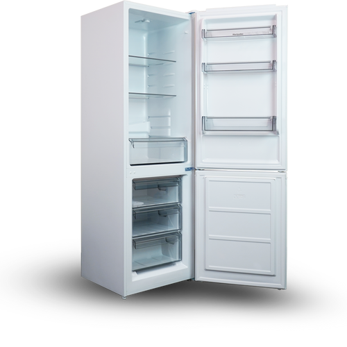 Montpellier MDAS186W - White Fridge Freezer - 315L Capacity - E Energy Rating