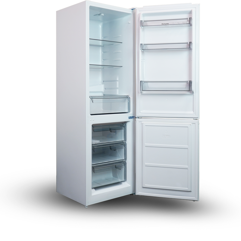 Montpellier MDAS186W - White Fridge Freezer - 315L Capacity - E Energy Rating