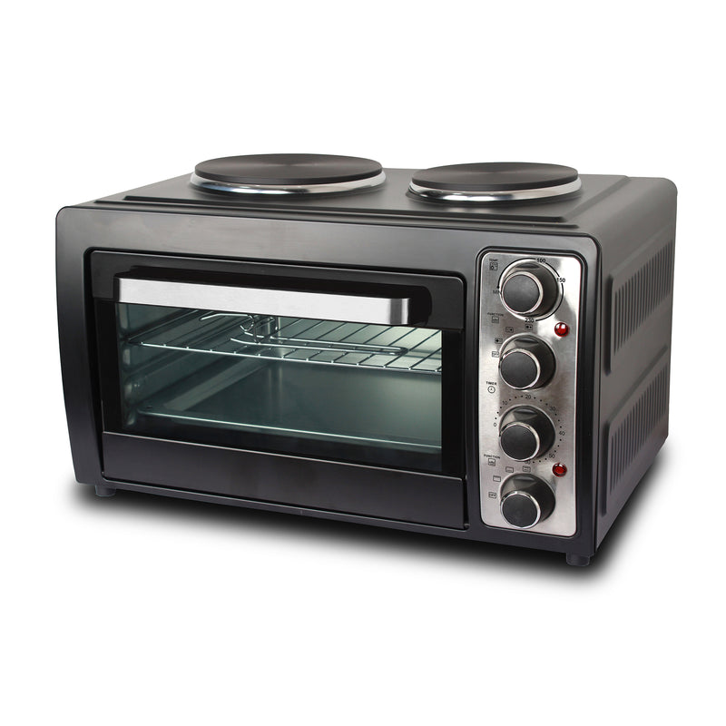 Montpellier MDATC30 - Black Table Top Compact Electric Cooker - 28L - A Energy