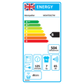 Montpellier MDATDSC7W - White 7KG Tumble Dryer - Condenser - B energy
