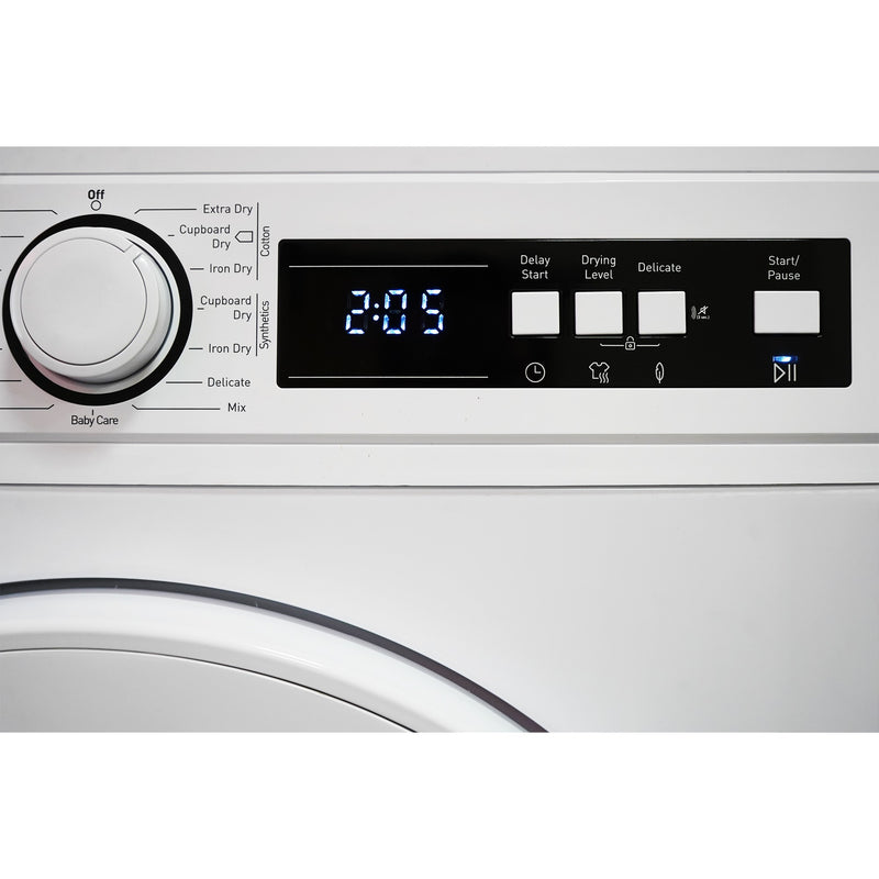 Montpellier MDATDSC7W - White 7KG Tumble Dryer - Condenser - B energy