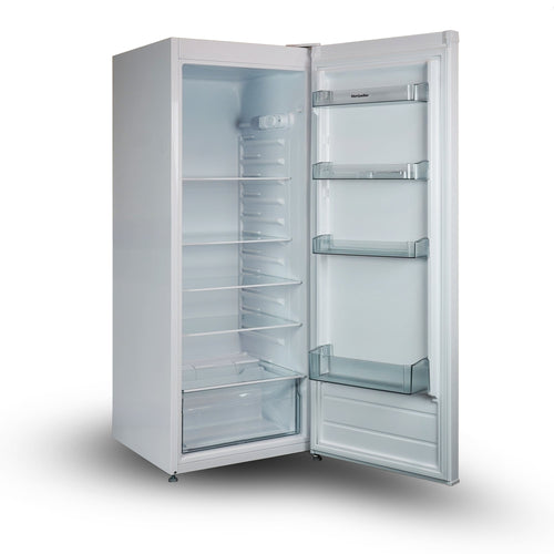 Montpellier MDATLF145W - White Tall Larder Fridge - 255L - E Energy Rating