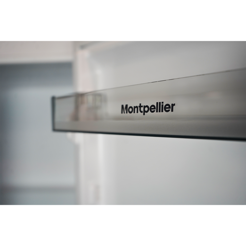 Montpellier MDATLF145W - White Tall Larder Fridge - 255L - E Energy Rating