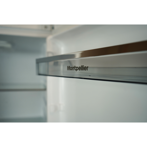 Montpellier MDATLF170W - White Tall Larder Fridge - 331L - E Energy Rating