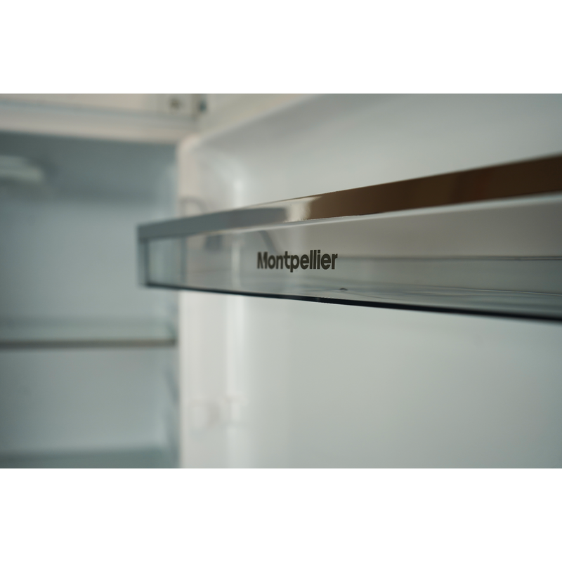 Montpellier MDATLF170W - White Tall Larder Fridge - 331L - E Energy Rating