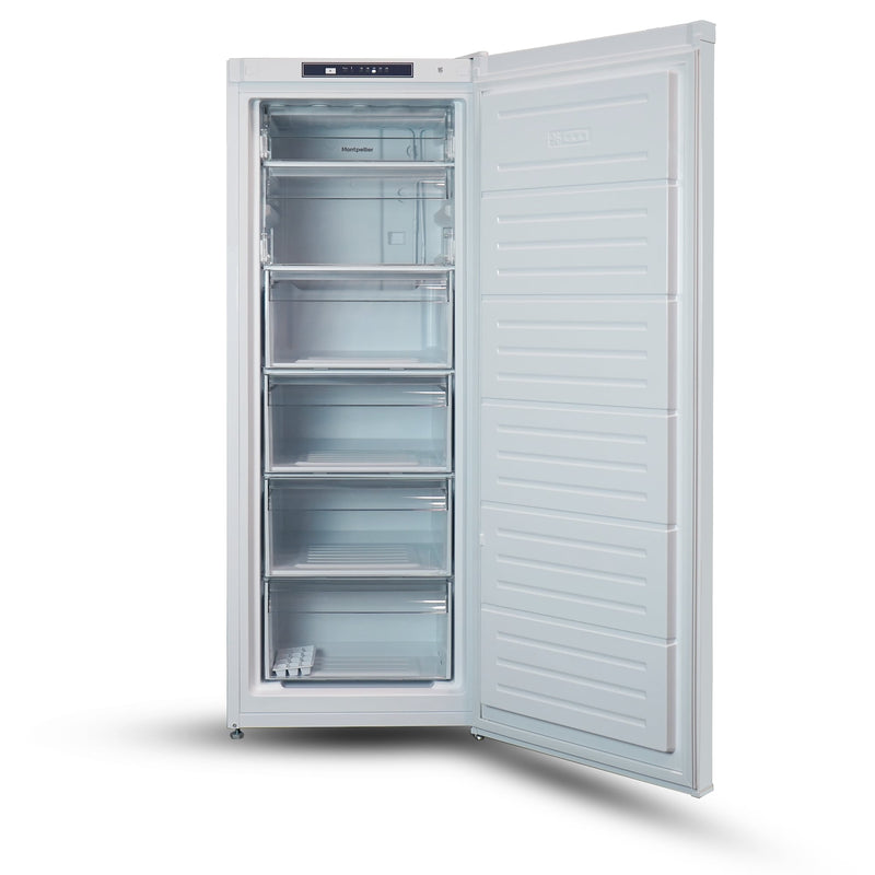Montpellier MDATSFZ145W - White Tall Static Freezer - 188L - E Energy Rating