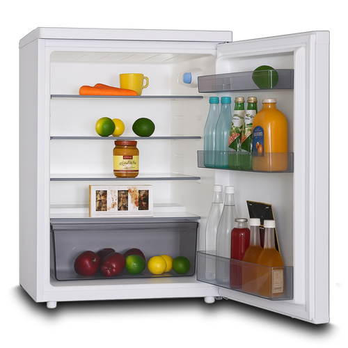 Montpellier MDAUCL60W - White Under Counter Larder Fridge - 128L - E Energy