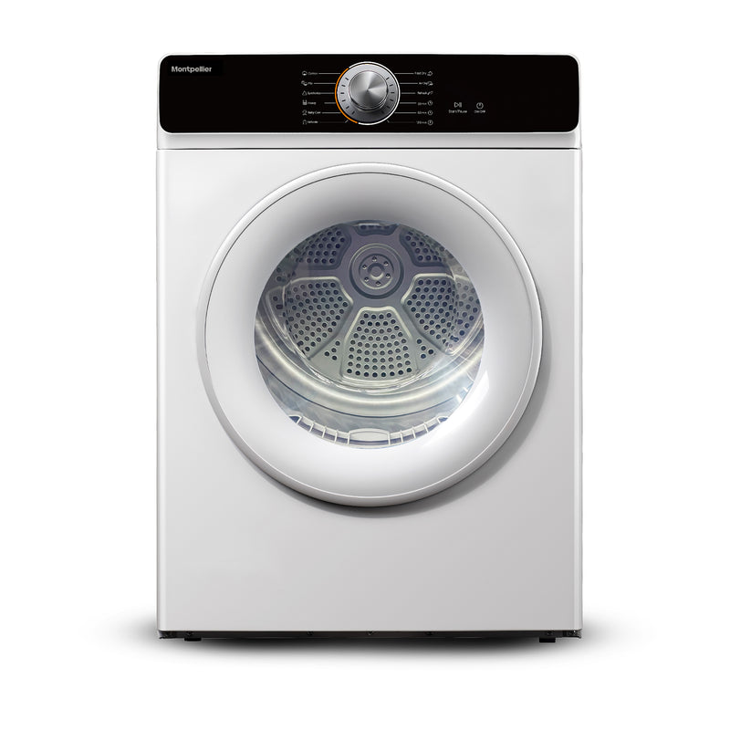 Montpellier MDAVSD10W - White 10KG Vented Tumble Dryer - Sensor Dry - C Energy