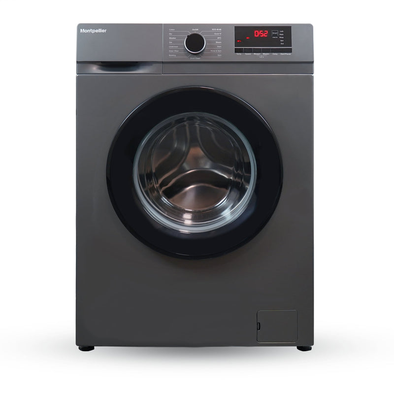 Montpellier MDAWM1014S - Silver 10KG Washing Machine - 1400 RPM - A energy