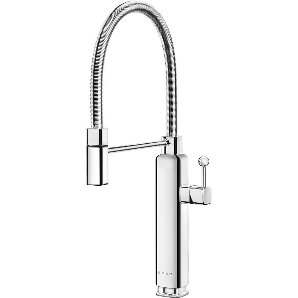 Smeg MDF50SS - Chrome Semi-Professional Kitchen Tap - 360° Rotation ...