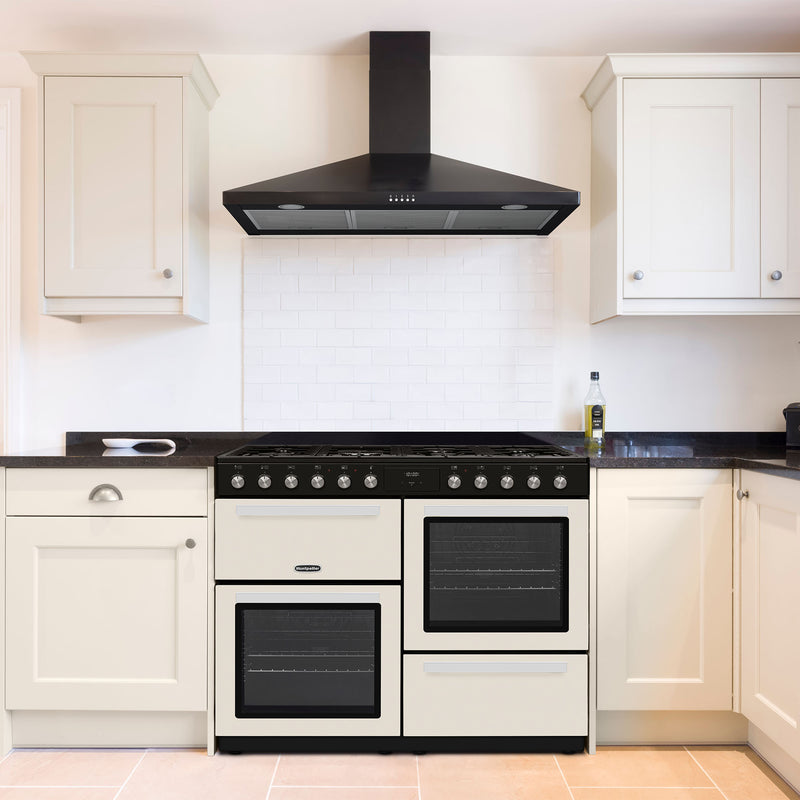Montpellier MDFRC100X - Inox Dual Fuel Range Cooker - 100cm - A/A Energy Rating