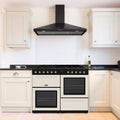 Montpellier MDFRC100X - Inox Dual Fuel Range Cooker - 100cm - A/A Energy Rating - Display