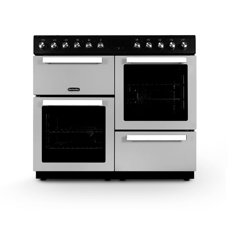 Montpellier MDFRC100X - Inox Dual Fuel Range Cooker - 100cm - A/A Energy Rating