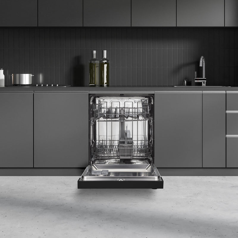 Montpellier MDI655K - Black Semi Integrated Dishwasher - E energy