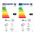 Montpellier MDI655W - White Semi Integrated 12 Place Settings Dishwasher - E energy