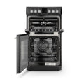 Montpellier MDOC50FK - Black 4 Zone Electric Cooker - A Rated