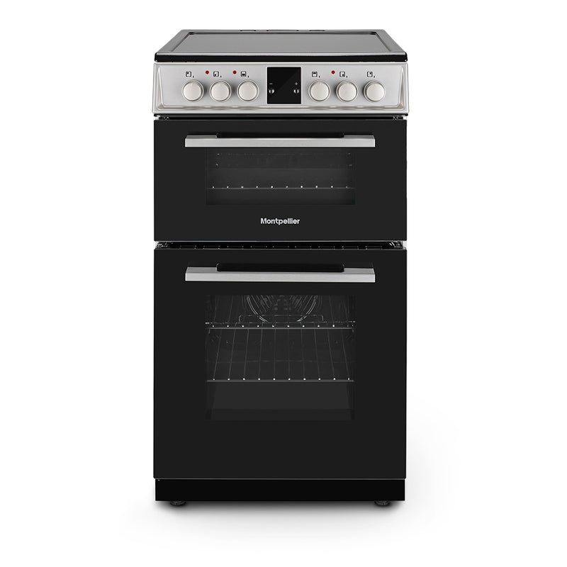 Montpellier MDOC50FS - Silver 4 Zone Electric Cooker - A Rated