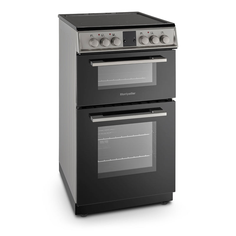 Montpellier MDOC50FS - Silver 4 Zone Electric Cooker - A Rated