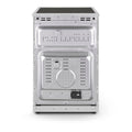 Montpellier MDOC60FW - White 60cm Ceramic Double Cooker - 72/39L Capacity - A/A Energy