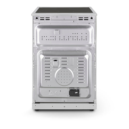 Montpellier MDOC60FW - White 60cm Ceramic Double Cooker - 72/39L Capacity - A/A Energy