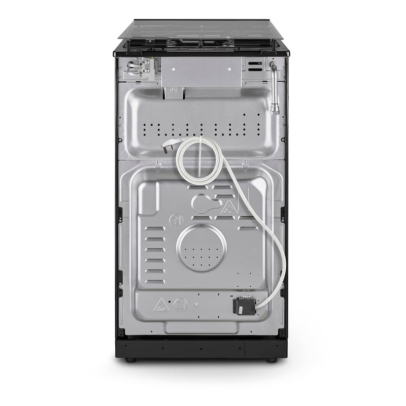 Montpellier MDOG50LK - Black 4 Zone Gas Cooker - Catalytic cleaning - A/A+ energy - Display