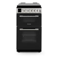 Montpellier MDOG50LS - Silver 4 Zone Gas Cooker - Catalytic cleaning - A/A+ energy - Display